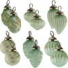 12 Pcs Mercury Glass Finial Ornaments – Small Soda Glass, Distressed Antique-Style Christmas Tree Decorations (1.3–2") - Image 5