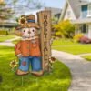 Thanksgiving Scarecrow Yard Sign – Large Fall Harvest Porch & Garden Decor with Stakes - Image 5