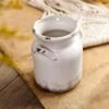Rustic Ceramic Farmhouse Vase – Distressed White Boho Flower Vase for Table Centerpiece, Living Room, Kitchen, Bedroom, or Office Decor - Image 3