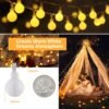 33FT 100 LED Globe String Lights – Warm White with Remote & 8 Modes for Indoor/Outdoor Decor - Image 2