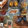 300 Pcs Artificial Maple Leaves – Mixed Fall Colors for Crafts, Weddings, Scrapbooking & Thanksgiving Decor - Image 2