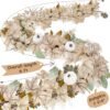 6Ft Fall Garland with Maple Leaves, Pumpkins & Berries – Autumn Decor for Mantle, Porch & Thanksgiving - Image 2