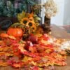 500 PCS Artificial Maple Leaves – 5 Assorted Silk Fall Leaves for Halloween, Thanksgiving, Party & Autumn Decor - Image 5