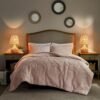Boho Rattan Bedside Table Lamp – Mini Farmhouse Light for Nightstand, Kitchen, Bookshelf & Dorm - Image 2