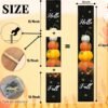 47.2" Wooden Hello Fall Porch Sign – Rustic Vertical Pumpkin Welcome Decor for Front Door & Yard - Image 3