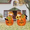 38" Artificial Fall Porch Tree – Sorghum Harvest Decor with Black Planter for Indoor/Outdoor Seasonal Display - Image 4