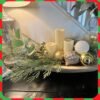 50 PCS 13.5" Frosted Pine Branches – Snowy Artificial Pine Sprigs for Christmas Wreaths & Decor - Image 2