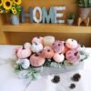 16 Pcs Velvet Pumpkins – Blush, Coral, Pink & Cream Decor for Fall, Weddings, Baby Showers & Thanksgiving - Image 2