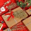 24-Pack Christmas Tree Picks & Sprays – Glitter Berry Stems & Twigs for Tree Filler and Holiday Decor - Image 2
