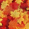 600 Pcs Artificial Fall Leaves – 7 Colors for Wreaths, Bouquets, Thanksgiving & Halloween Decor - Image 4