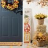 42" Wooden "Hello Fall" Porch Sign – Rustic Vertical Farmhouse Decor for Autumn & Thanksgiving Yard or Door - Image 5