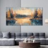 29" x 58" Vintage Nature Landscape Canvas Wall Art – Large Decor for Living Room & Office - Image 4