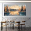 29" x 58" Vintage Nature Landscape Canvas Wall Art – Large Decor for Living Room & Office - Image 5