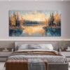 29" x 58" Vintage Nature Landscape Canvas Wall Art – Large Decor for Living Room & Office - Image 3