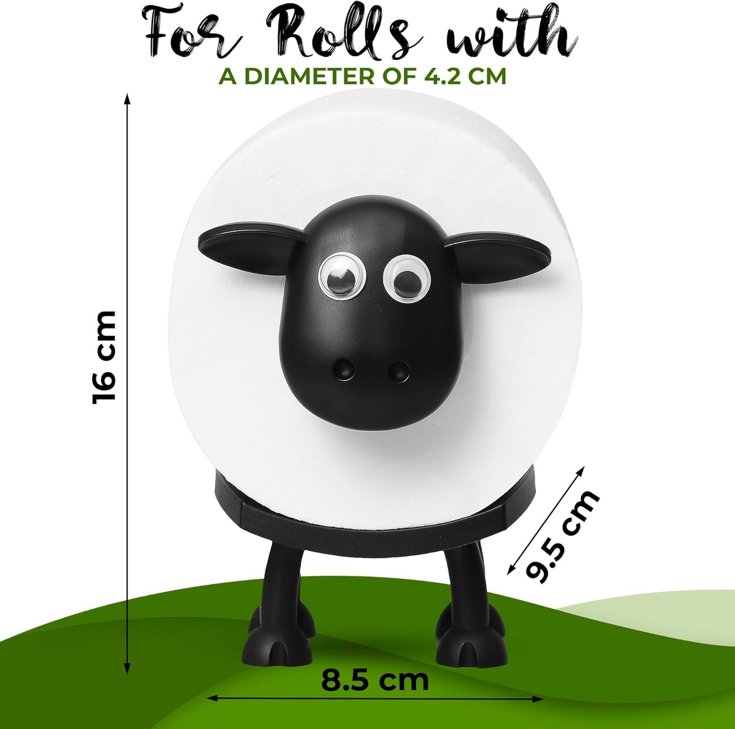 Sheep Toilet Roll Holder Funny 3D Printed Bathroom Decor - Image 3