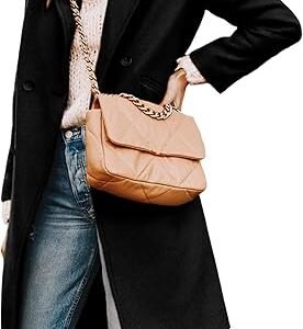 Women Winter Wool Coat Notch Lapel Single-Breasted