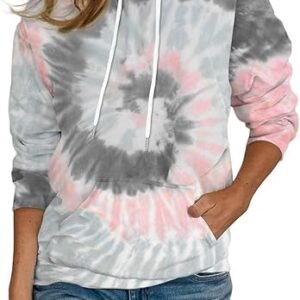 Womens Long Sleeve Pullover Hoodie Casual Loose Top