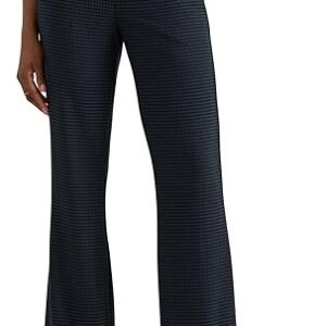 Women Mid Rise Wrinkle Free Bootcut Dress Pants