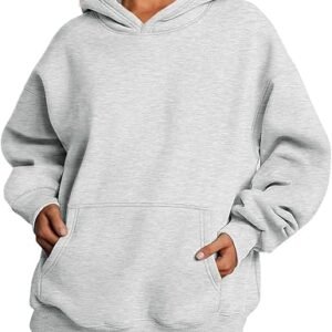 Womens Oversized Fleece Hoodie Pullover Warm Casual Winter Sweatshirt
