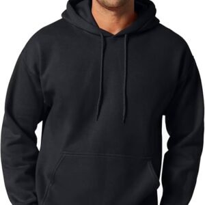 Mens Heavy Blend Hooded Sweatshirt Long Sleeve Pink Pullover